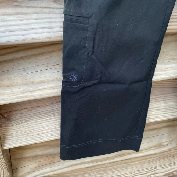 Athleta black active & everyday pants Women 10 Like New - Picture 3 of 14